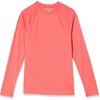 Amazon Essentials Women’s Long Sleeve Rash Guard(Coral Pink)