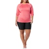 Amazon Essentials Women’s Long Sleeve Rash Guard(Coral Pink)