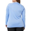 Amazon Essentials Women’s Long Sleeve Rash Guard(Light Blue)