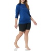 Amazon Essentials Women’s Long Sleeve Rash Guard(Navy)