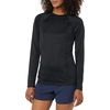 Amazon Essentials Women’s Long Sleeve Rash Guard(Washed Black)
