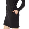 Amazon Essentials Women’s Long Sleeve Sweatshirt Dress(Black)