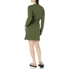 Amazon Essentials Women’s Long Sleeve Sweatshirt Dress(Dark Olive)
