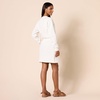 Amazon Essentials Women’s Long Sleeve Sweatshirt Dress(Eggshell White)