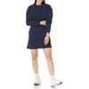 Amazon Essentials Women’s Long Sleeve Sweatshirt Dress(Navy)