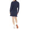 Amazon Essentials Women’s Long Sleeve Sweatshirt Dress(Navy)