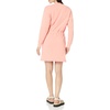 Amazon Essentials Women’s Long Sleeve Sweatshirt Dress(Peach)