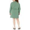 Amazon Essentials Women’s Long Sleeve Sweatshirt Dress(Sage Green)