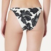 Amazon Essentials Women’s Low Rise No-tie String Swim Bikini Bottom(Cream Black Floral)