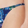 Amazon Essentials Women’s Low Rise No-tie String Swim Bikini Bottom(Deep Blue Paisley)