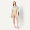 Amazon Essentials Women’s Low Rise No-tie String Swim Bikini Bottom(Light Yellow)