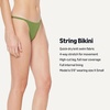 Amazon Essentials Women’s Low Rise No-tie String Swim Bikini Bottom(Olive)