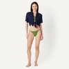 Amazon Essentials Women’s Low Rise No-tie String Swim Bikini Bottom(Olive)