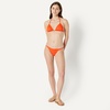 Amazon Essentials Women’s Low Rise No-tie String Swim Bikini Bottom(Orange)