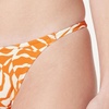 Amazon Essentials Women’s Low Rise No-tie String Swim Bikini Bottom(Rust Orange Abstract Palms)