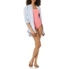Amazon Essentials Women’s One-Piece Scoop Neck Coverage Swimsuit (Available in Plus Size)(Coral Pink)