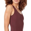 Amazon Essentials Women’s One-Piece Scoop Neck Coverage Swimsuit (Available in Plus Size)(Deep Brown)
