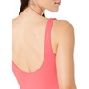 Amazon Essentials Women’s One-Piece Scoop Neck Coverage Swimsuit (Available in Plus Size)(Salmon Pink)