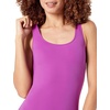 Amazon Essentials Women’s One-Piece Scoop Neck Coverage Swimsuit (Available in Plus Size)(Violet)