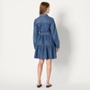 Amazon Essentials Women’s Regular-Fit Denim Chambray Long-Sleeve Dress(Classic Medium Wash)