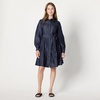 Amazon Essentials Women’s Regular-Fit Denim Chambray Long-Sleeve Dress(Rinse)