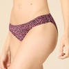Amazon Essentials Women’s Ruched Side Tab Full Coverage Bikini Swimsuit Bottom(Brick Red Leopard)