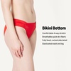 Amazon Essentials Women’s Ruched Side Tab Full Coverage Bikini Swimsuit Bottom(Bright Poppy Red)