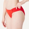 Amazon Essentials Women’s Ruched Side Tab Full Coverage Bikini Swimsuit Bottom(Bright Poppy Red)