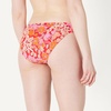 Amazon Essentials Women’s Ruched Side Tab Full Coverage Bikini Swimsuit Bottom(Bright Red Multi Folk Floral)