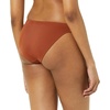 Amazon Essentials Women’s Ruched Side Tab Full Coverage Bikini Swimsuit Bottom(Brown)