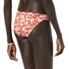 Amazon Essentials Women’s Ruched Side Tab Full Coverage Bikini Swimsuit Bottom(Brown Pink Floral)