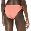 Amazon Essentials Women’s Ruched Side Tab Full Coverage Bikini Swimsuit Bottom(Coral Pink)