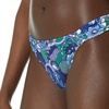 Amazon Essentials Women’s Ruched Side Tab Full Coverage Bikini Swimsuit Bottom(Deep Blue Paisley)