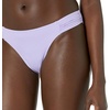 Amazon Essentials Women’s Ruched Side Tab Full Coverage Bikini Swimsuit Bottom(Lavender)