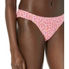Amazon Essentials Women’s Ruched Side Tab Full Coverage Bikini Swimsuit Bottom(Pale Peach Micro Floral)