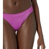 Amazon Essentials Women’s Ruched Side Tab Full Coverage Bikini Swimsuit Bottom(Violet)