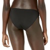 Amazon Essentials Women’s Ruched Side Tab Full Coverage Bikini Swimsuit Bottom(Washed Black)