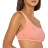Amazon Essentials Women’s Scoop Neck Swim Crop Top(Coral Pink)
