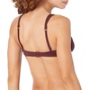 Amazon Essentials Women’s Scoop Neck Swim Crop Top(Deep Brown)