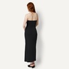 Amazon Essentials Women’s Slim-Fit Matte Jersey Strapless Maxi Dress(Black)