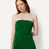 Amazon Essentials Women’s Slim-Fit Matte Jersey Strapless Maxi Dress(Green)