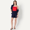 Amazon Essentials Women’s Squareneck One-Piece Swimsuit(Bright Poppy Red)