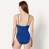 Amazon Essentials Women’s Squareneck One-Piece Swimsuit(Deep Blue)