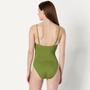Amazon Essentials Women’s Squareneck One-Piece Swimsuit(Olive)