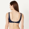Amazon Essentials Women’s Squareneck Swim Bikini Top(Navy)