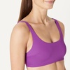 Amazon Essentials Women’s Squareneck Swim Bikini Top(Violet)