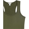 Amazon Essentials Women’s Supersoft Terry Racerback Maxi Dress (Previously Daily Ritual)(Olive)