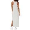 Amazon Essentials Women’s Supersoft Terry Racerback Maxi Dress (Previously Daily Ritual)(White/Black Stripe)