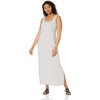 Amazon Essentials Women’s Supersoft Terry Racerback Maxi Dress (Previously Daily Ritual)(White/Black Stripe)