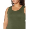 Amazon Essentials Women’s Tank Maxi Dress(Dark Olive)